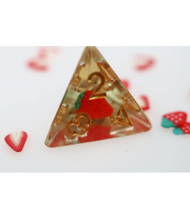 RPG Dice Set: Wild Strawberries