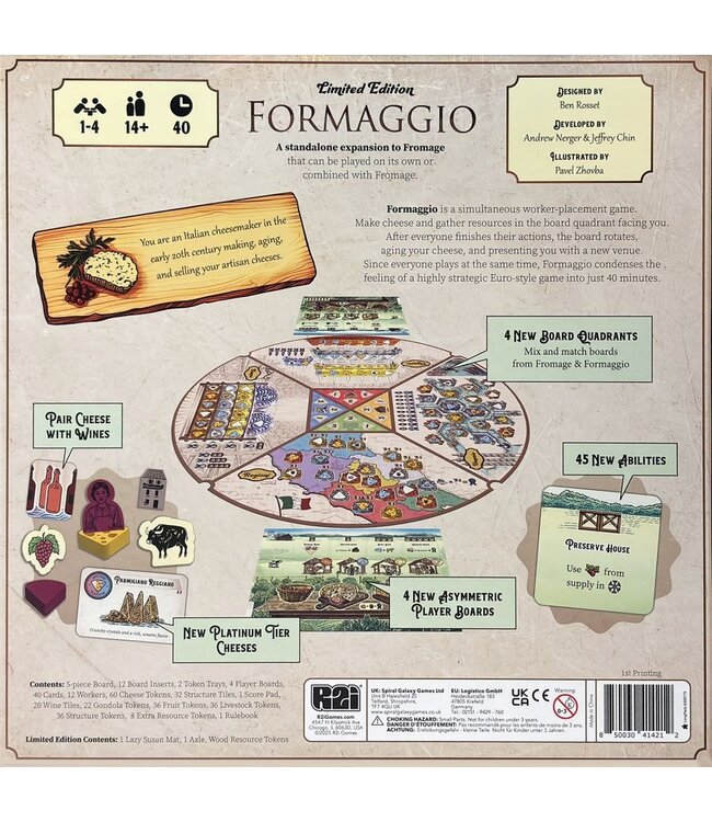 Formaggio (ENG) - Bordspel