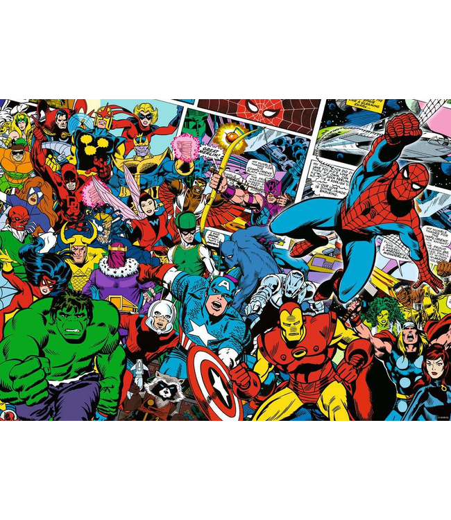 Challenge Marvel Comic (1000 Stukjes) - Puzzel