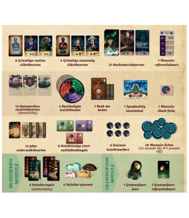 Unconscious Mind: Nightmares - Brettspiel