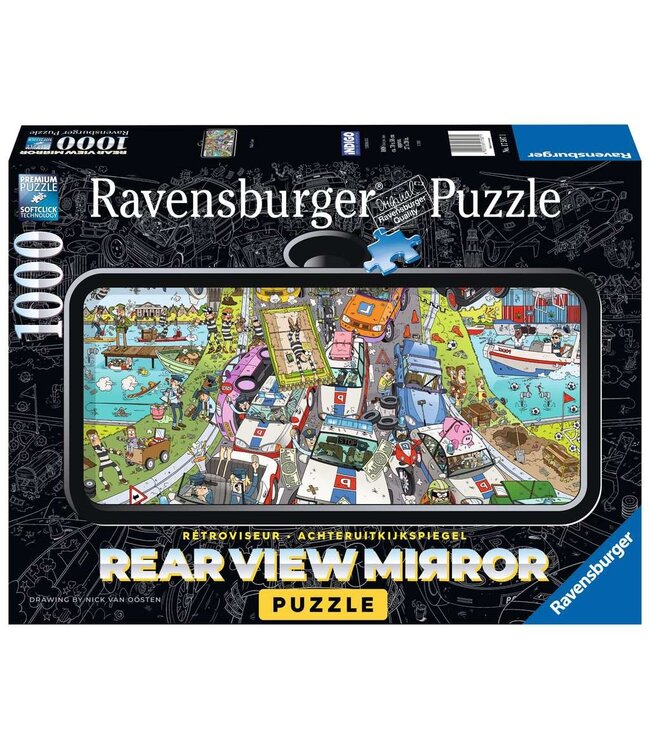 Rearview Mirror: Police Chase (1000 Stukjes) - Puzzel