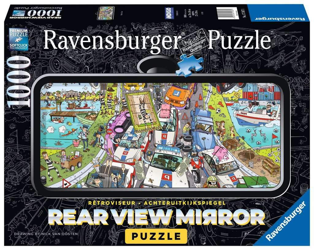 Ravensburger Rearview Mirror: Police Chase (1000 Stukjes)