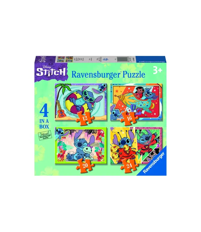 Disney Stitch 4 in 1 - Puzzel