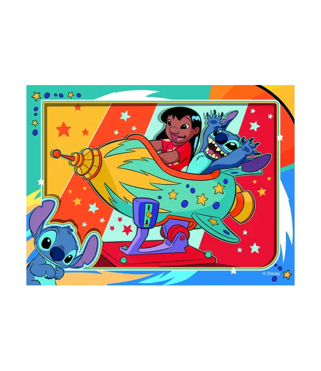Disney Stitch 4 in 1 - Puzzel