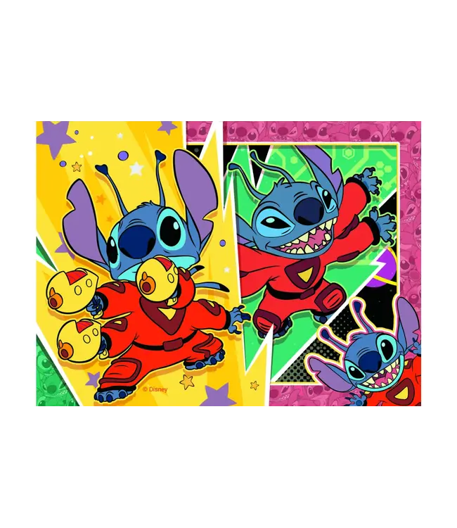 Disney Stitch 4 in 1 - Puzzel