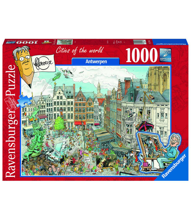 Fleroux - Antwerpen (1000 Stukjes) - Puzzel