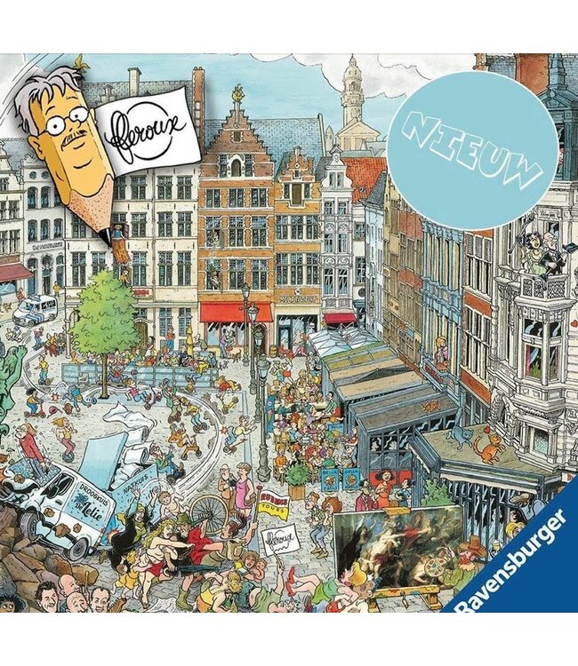 Fleroux - Antwerpen (1000 Stukjes) - Puzzel