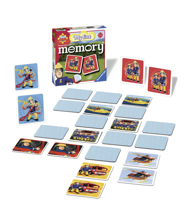 My First Memory: Brandweerman Sam - Kaartspel