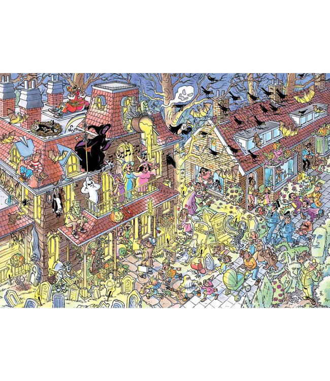 Jan van Haasteren: Trick or Treat (500 Pieces) - Puzzle