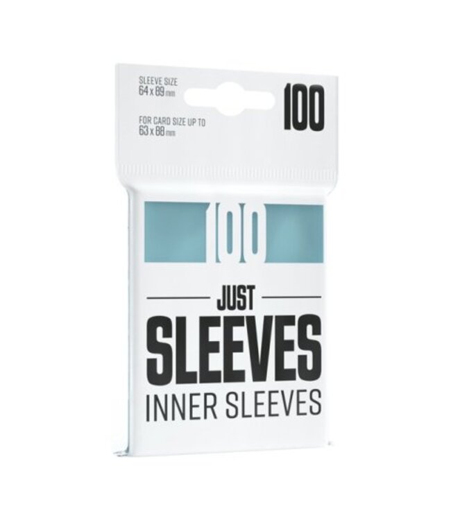 Gamegenic -Just Sleeves: Inner Sleeves (100 Sleeves)