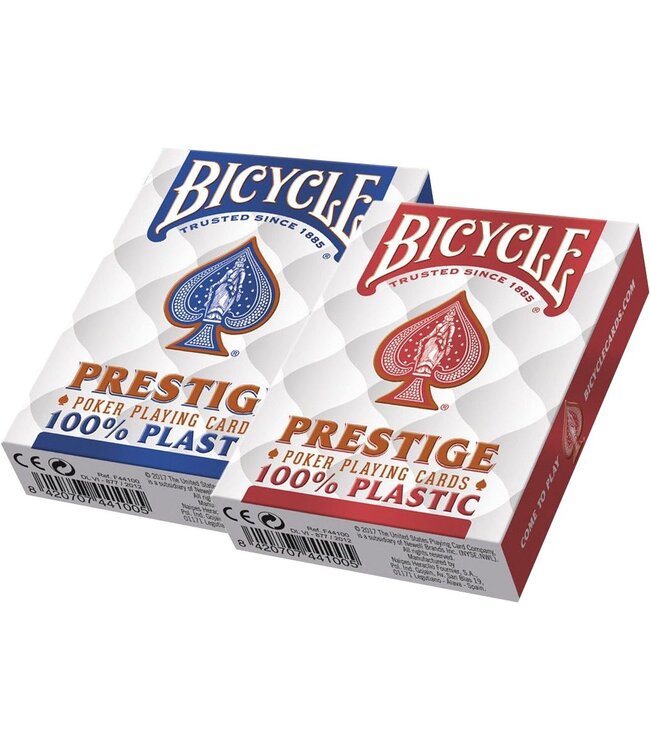 Prestige Rider Back (100% Plastic Jumbo Index) - Speelkaarten