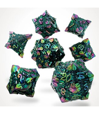 Glassstaff RPG Dice Set - CritStones: Wildgrove Relics Metal