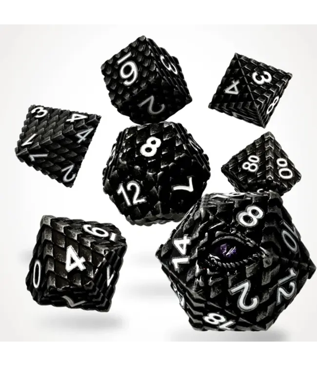 Glassstaff RPG Dice Set - CritStones: Voidraxius Metal