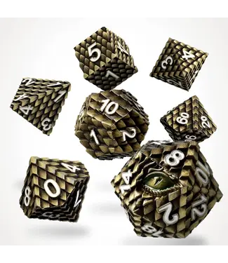 Glassstaff RPG Dice Set - CritStones: Drudaxizius Metal
