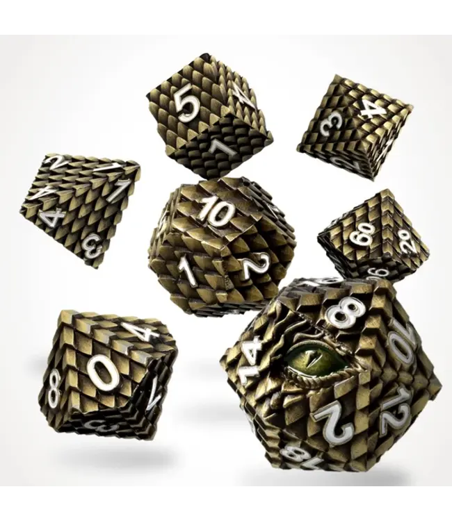 Glassstaff RPG Dice Set - CritStones: Drudaxizius Metal