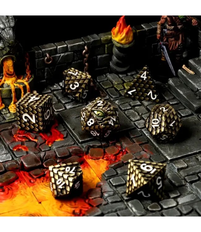RPG Dice Set - CritStones: Drudaxizius Metal