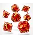 Glassstaff RPG Dice Set - CritStones: Hemomancy Liquid Core