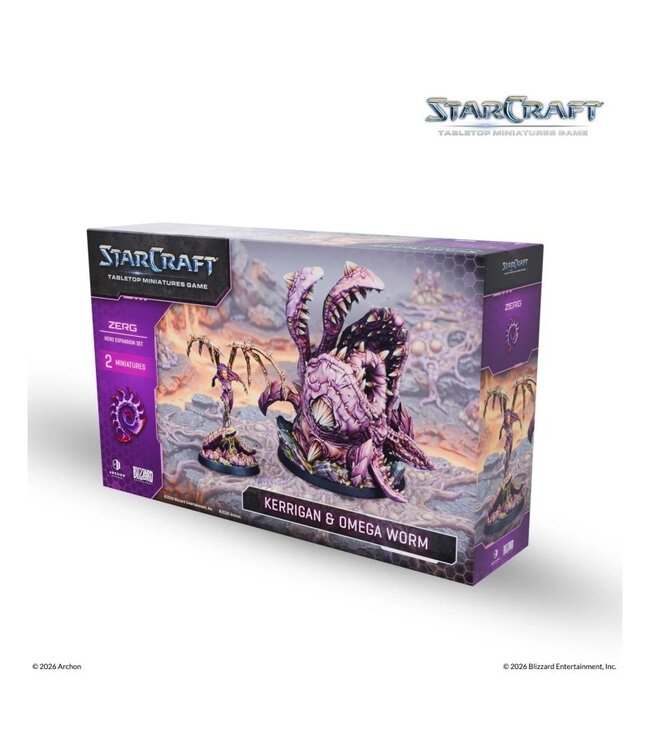 Archon Studio Starcraft– Zerg: Kerrigan & Omega Worm Hero Expansion Set