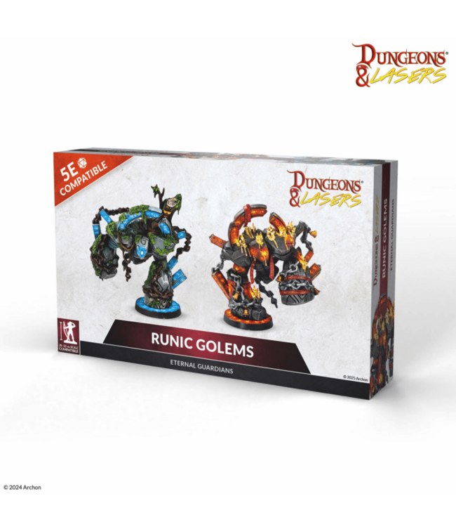Dungeons & Lasers -Runic Golems - Miniatures