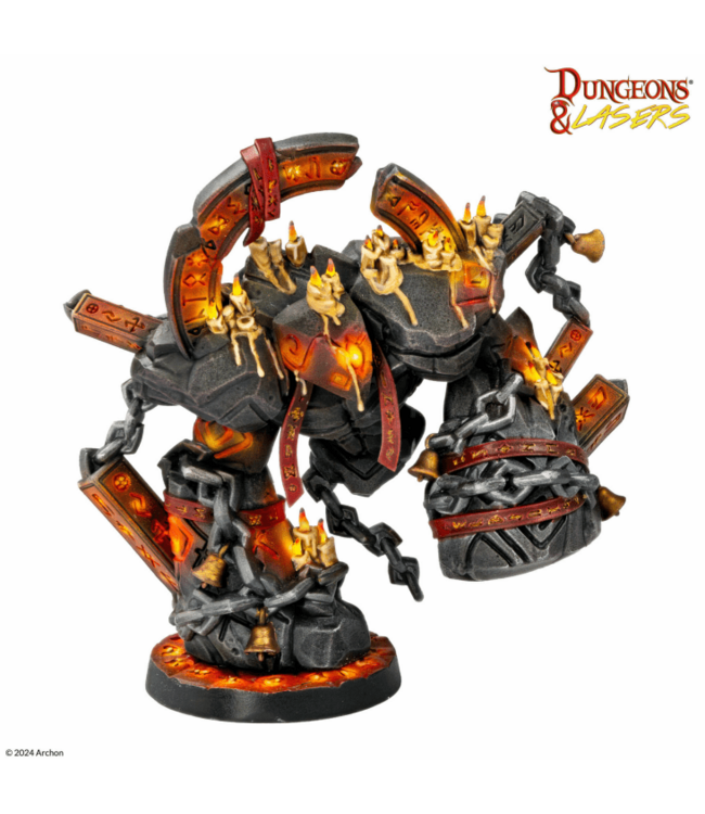 Dungeons & Lasers -Runic Golems - Miniatures