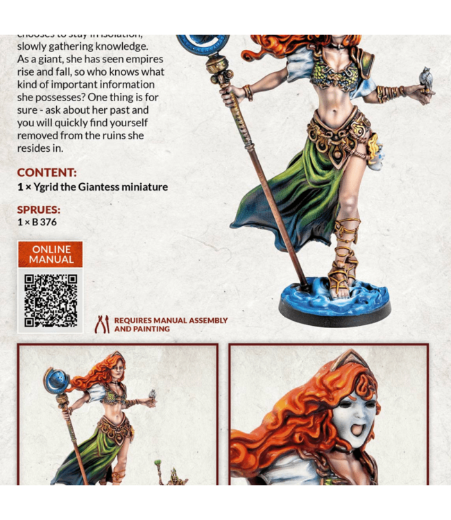 Dungeons & Lasers - Ygrid the Giantess - Miniatures