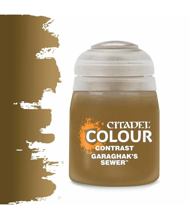Citadel Colour Contrast:  Garaghak's Sewer (18ml) - Miniature Paint
