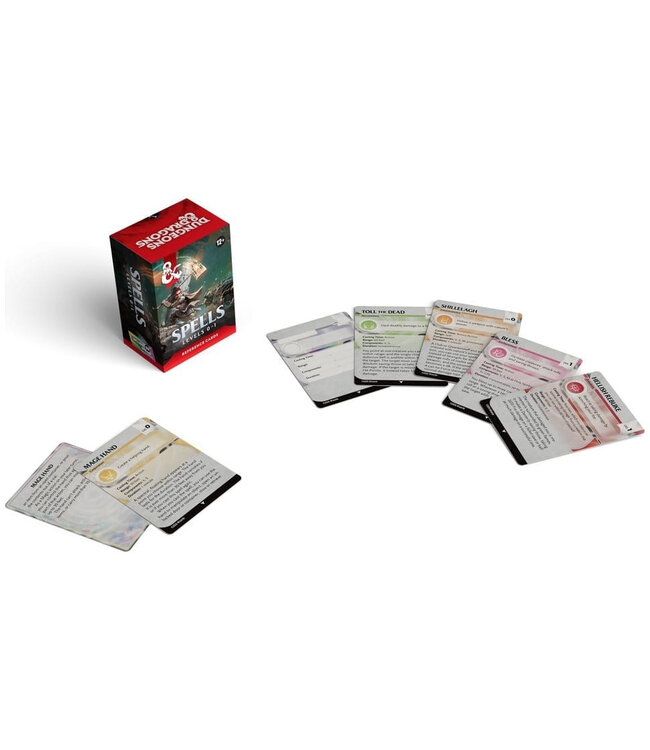 Dungeons & Dragons: Spells Reference Cards – Levels 0–1