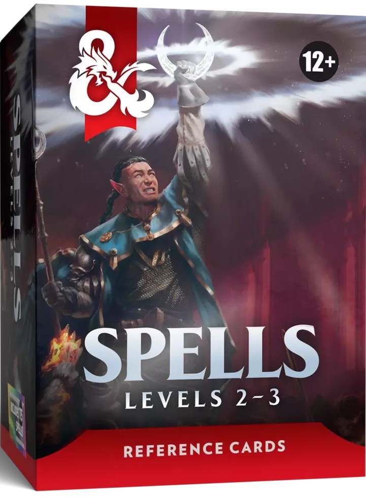 Wizards of the Coast Dungeons & Dragons: Spells Reference Cards – Levels 2–3