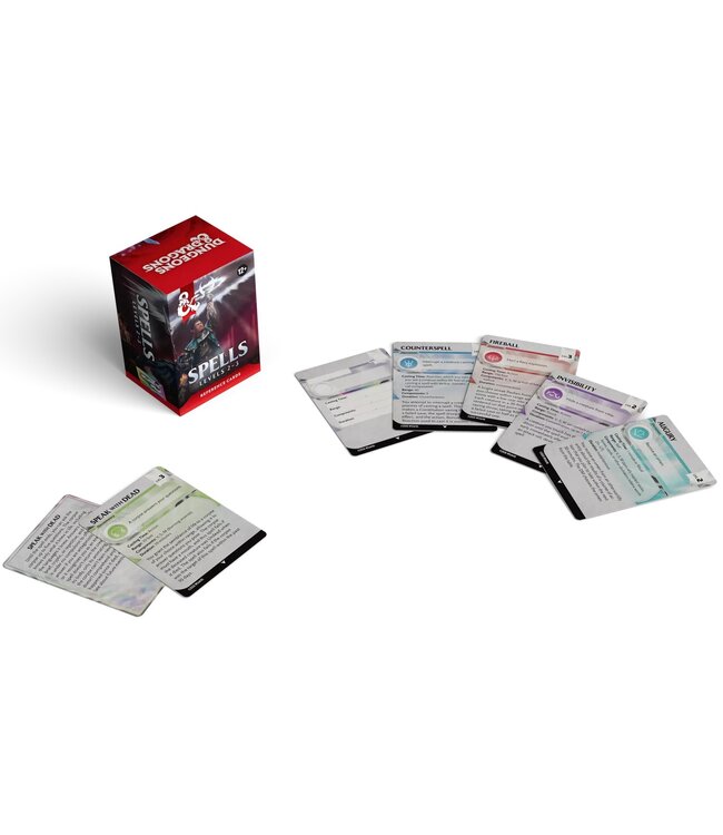 Dungeons & Dragons: Spells Reference Cards – Levels 2–3