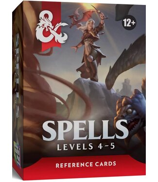 Wizards of the Coast Dungeons & Dragons: Spells Reference Cards – Levels 4–5