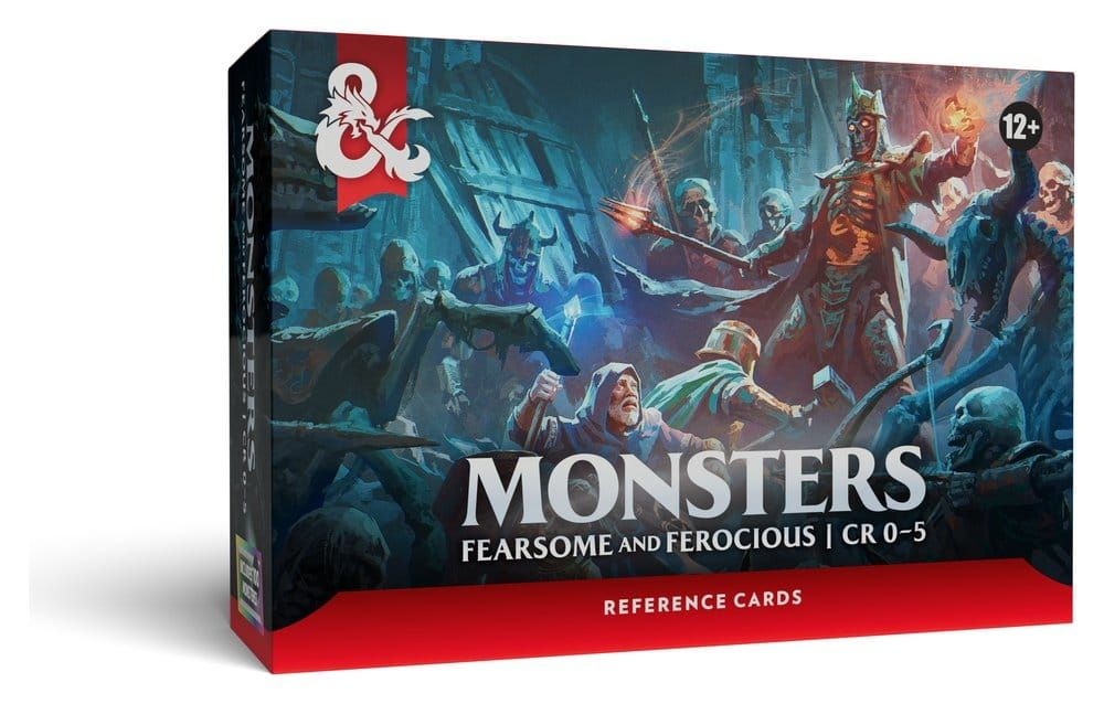 Wizards of the Coast Dungeons & Dragons Reference Cards: Monsters – Fearsome and Ferocious CR 0-5