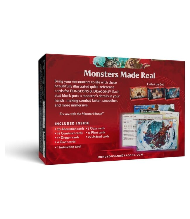 Dungeons & Dragons Reference Cards: Monsters – Fearsome and Ferocious CR 0-5