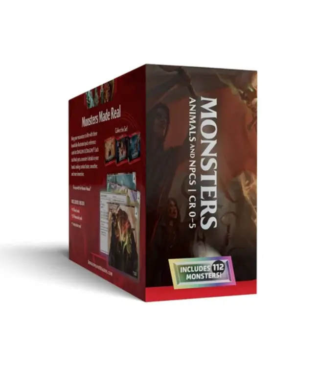 Dungeons & Dragons Reference Cards: Monsters – Animals and NPCs CR 0-5