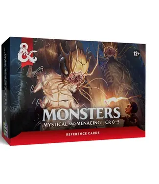 Wizards of the Coast Dungeons & Dragons Reference Cards: Monsters – Mystical and Menacing CR 0-5