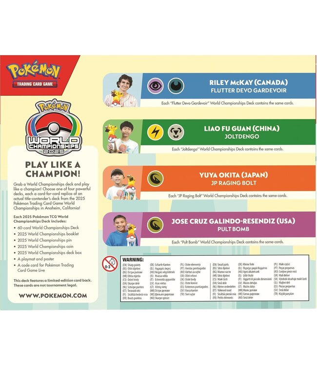 Pokémon TCG: World Championship Deck 2025