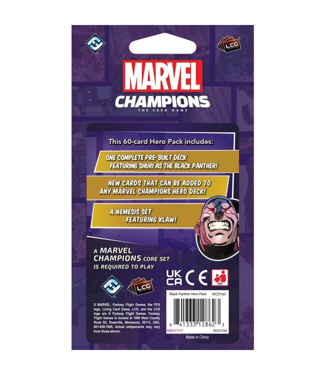 Marvel Champions: Black Panther Hero Pack (ENG) - Card game