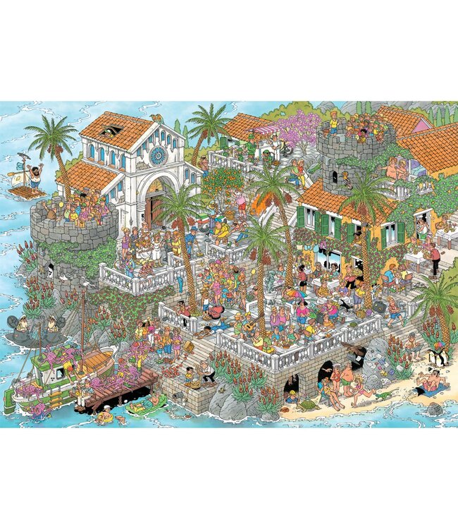 Jan van Haasteren: Leve de Middellandse Zee! (1000 Stukjes) - Puzzel