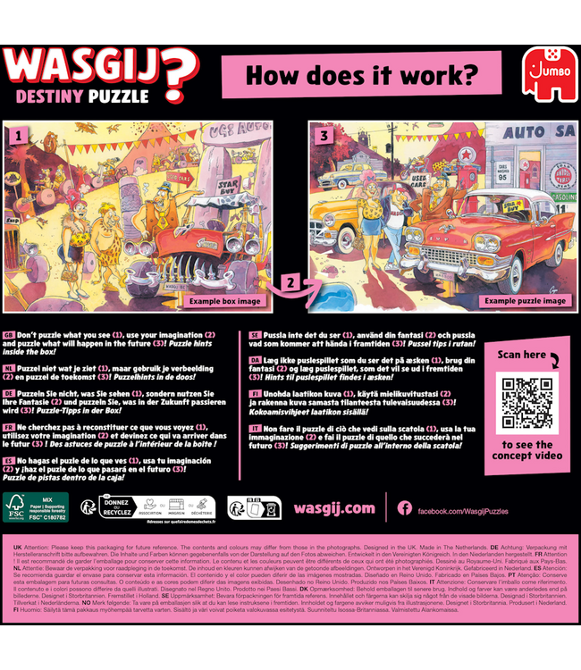 WasGij? Destiny 32: Passion for Fashion (1000 Pieces) - Puzzle