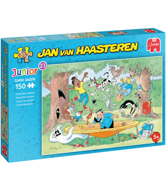 Jumbo Jan van Haasteren Junior 23: Trampoline Springen (150 Stukjes)
