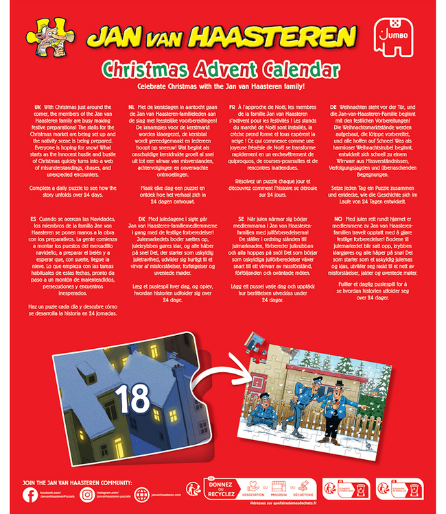 Jan van Haasteren: Advent Kalender 2026 - Puzzel