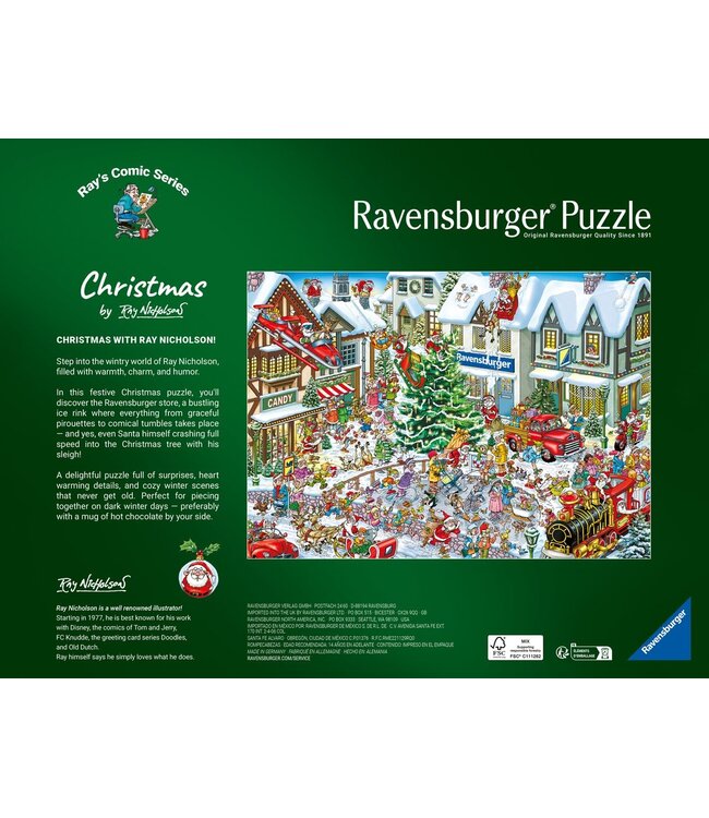 Ray's Comic Series: Christmas (1000 Stukjes) - Puzzel