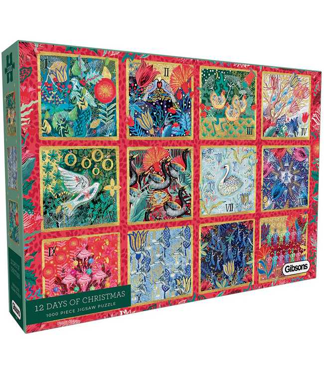 12 Days of Christmas  (1000 Stukjes) - Puzzel
