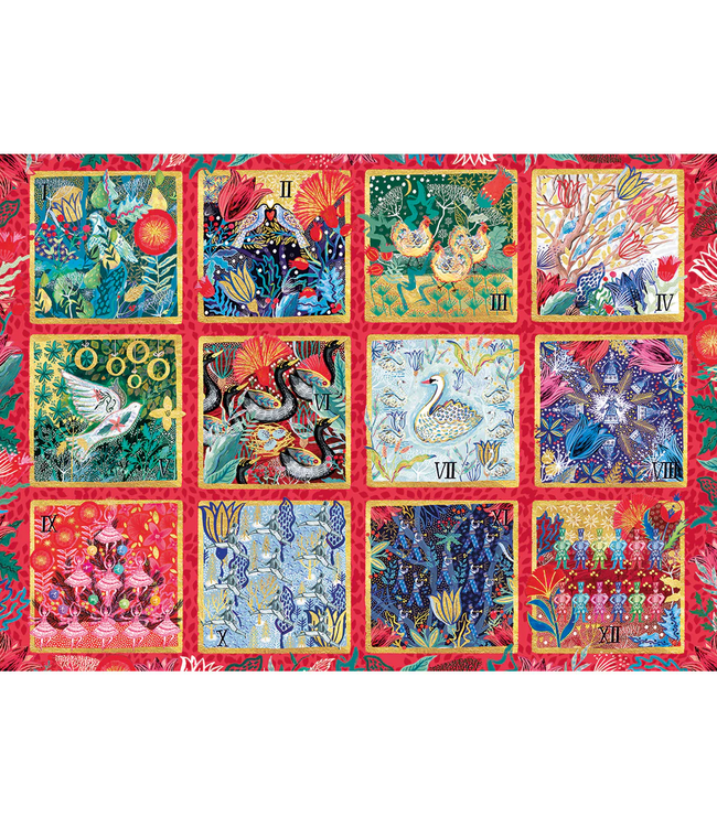 12 Days of Christmas  (1000 Stukjes) - Puzzel