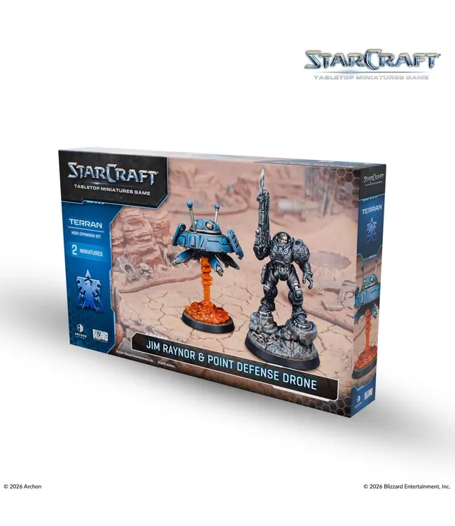 StarCraft Miniature Wargame – Terran: Jim Raynor & Point Defense Drone