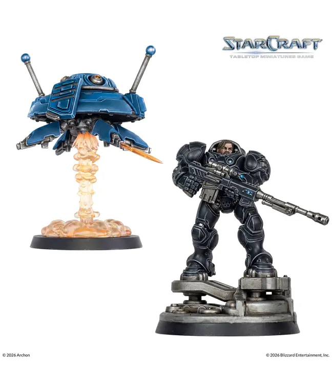 StarCraft Miniature Wargame – Terran: Jim Raynor & Point Defense Drone