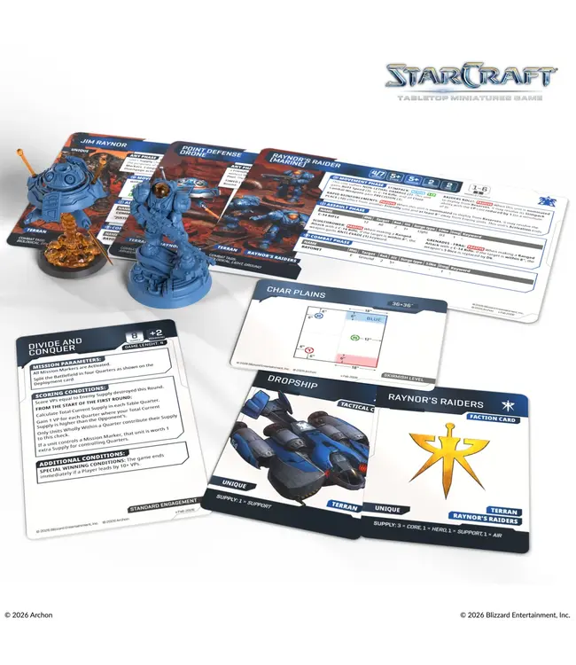 StarCraft Miniature Wargame – Terran: Jim Raynor & Point Defense Drone