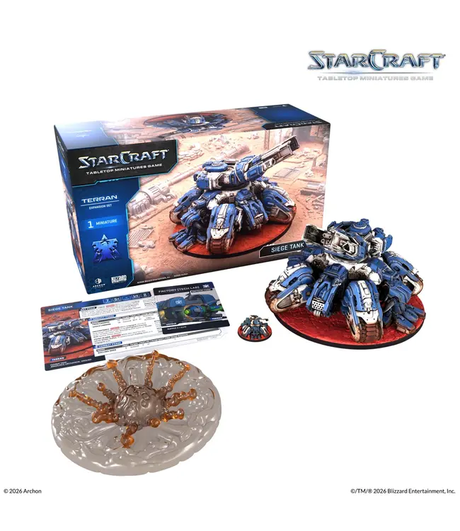 StarCraft Miniature Wargame – Terran: Siege Tank