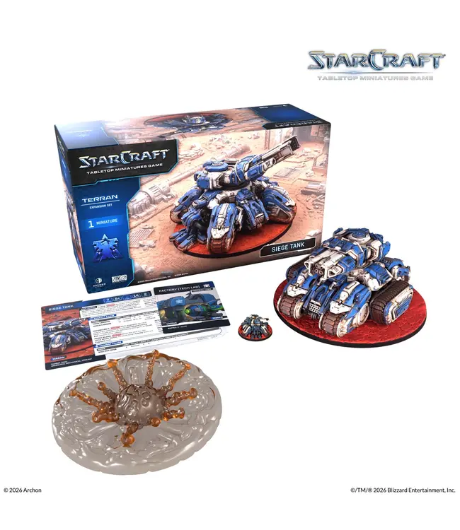 StarCraft Miniature Wargame – Terran: Siege Tank