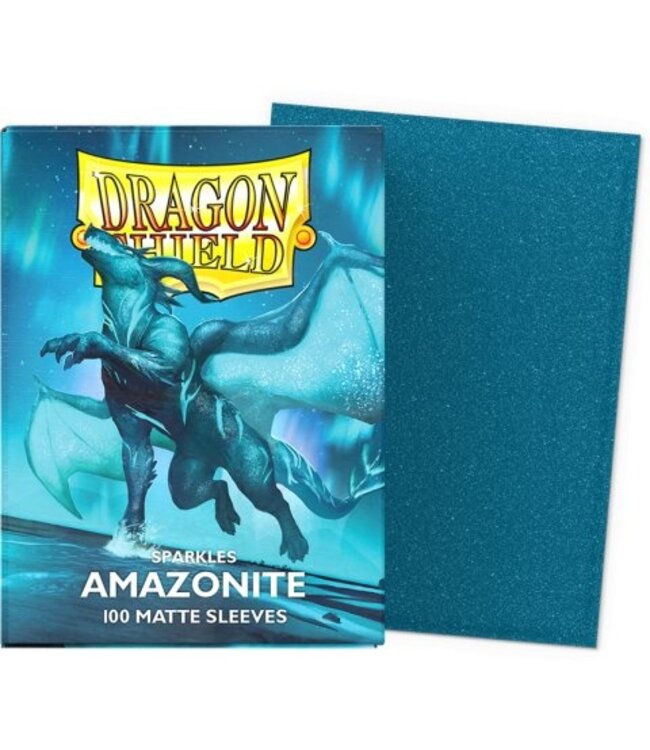 Dragon Shield Matte: Amazonite Sparkles (100 Sleeves)