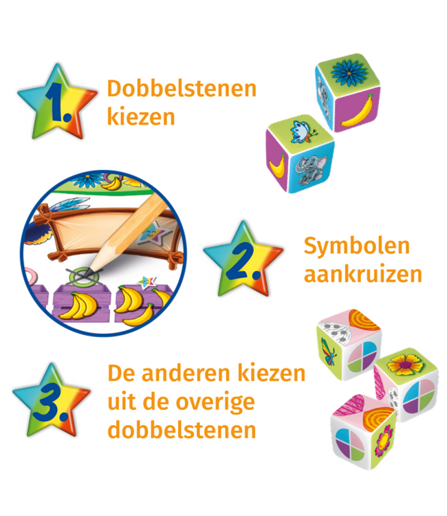 Clever Junior: Junglefeest (NL) - Dice game